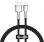 Kaapeli Baseus Cafule Series USB IP 2.4A 0.25m, musta hinta ja tiedot | Puhelinkaapelit | hobbyhall.fi