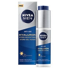 Miesten Kasvogeeli Nivea Men Hyaluron Anti-Age, 50ml hinta ja tiedot | Kasvovoiteet | hobbyhall.fi