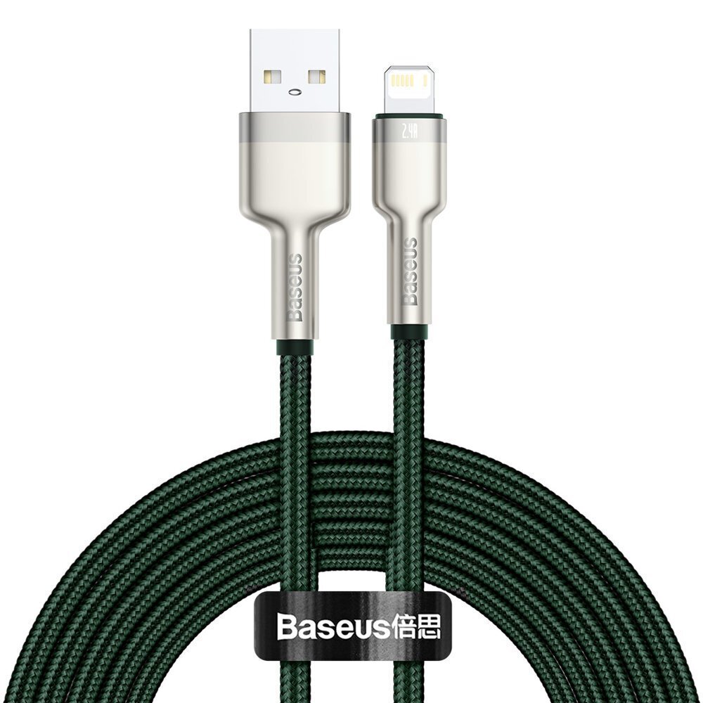 -Kaapeli Baseus Cafule Series USB IP 2.4A 2m, musta hinta ja tiedot | Puhelinkaapelit | hobbyhall.fi