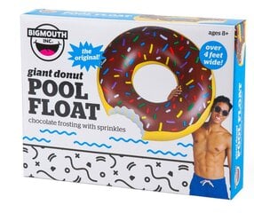 Puhallettava uimarengas BigMouth Chocolate Donut MAX BMPF-0008-EU hinta ja tiedot | BIGMOUTH Urheilu ja vapaa-aika | hobbyhall.fi