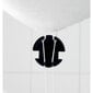 Silityslauta C, 124x45 cm musta, Titan Oval hinta ja tiedot | Silityslaudat | hobbyhall.fi