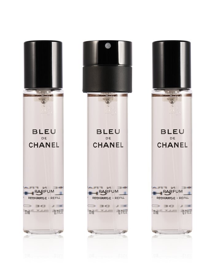 Chanel Bleu de Chanel Pour Homme EDT lahjasetti miehille 3 x 20 ml hinta ja tiedot | Miesten hajuvedet | hobbyhall.fi