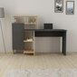 Työpöytä Kalune Design 550 (I), 111,8 cm, harmaa/vaaleanruskea hinta ja tiedot | Tietokonepöydät ja työpöydät | hobbyhall.fi