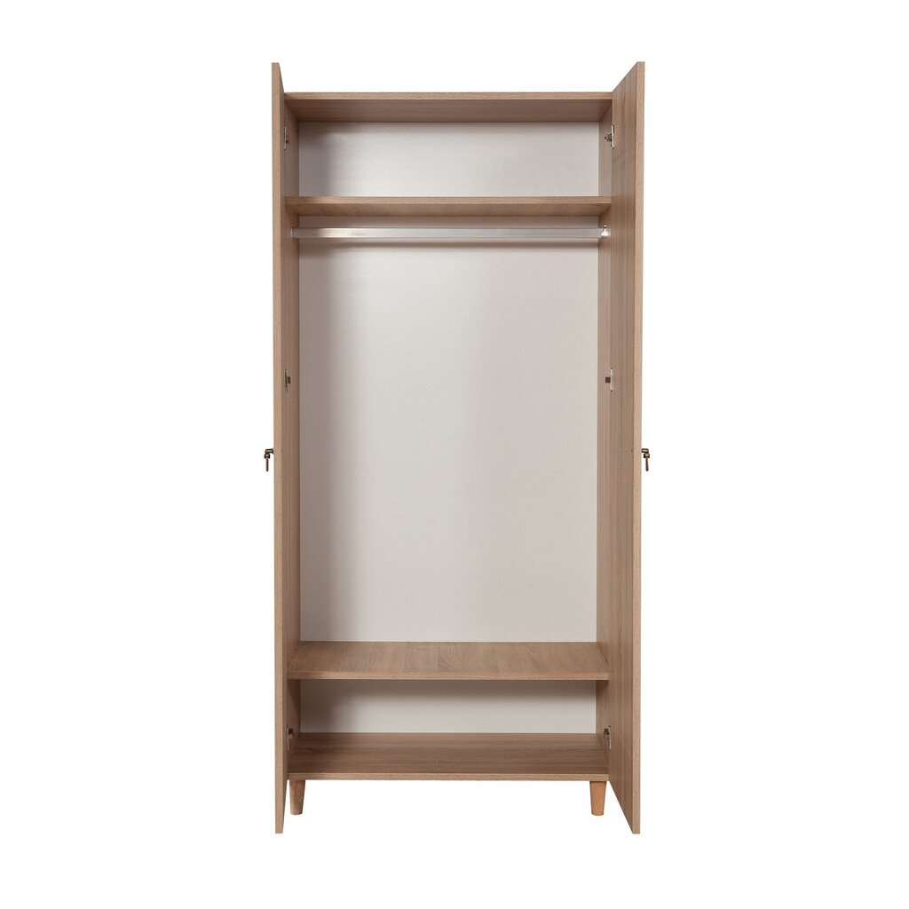 Vaatekaappi Kalune Design Wardrobe 863 (I), 90 cm, tammen värinen/tummanvihreä hinta ja tiedot | Kaapit | hobbyhall.fi