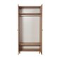 Vaatekaappi Kalune Design Wardrobe 863 (I), 90 cm, tammen värinen/tummanvihreä hinta ja tiedot | Kaapit | hobbyhall.fi