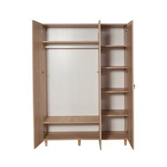 Vaatekaappi Kalune Design Wardrobe 863 (VI), 135 cm, tammen värinen / sininen hinta ja tiedot | Kaapit | hobbyhall.fi