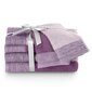 AmeliaHome pyyhesarja, 6 kpl, violetti/vaaleanpunainen hinta ja tiedot | Pyyhkeet | hobbyhall.fi