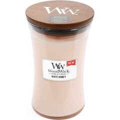 WoodWick Tuoksukynttilä White Honey 650g hinta ja tiedot | WoodWick Sisustus | hobbyhall.fi