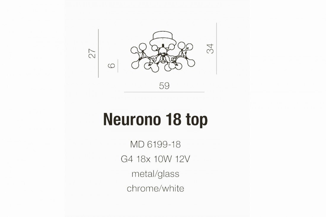 Kattovalaisin AZzardo Neurono AZ0553 hinta ja tiedot | Kattovalaisimet | hobbyhall.fi