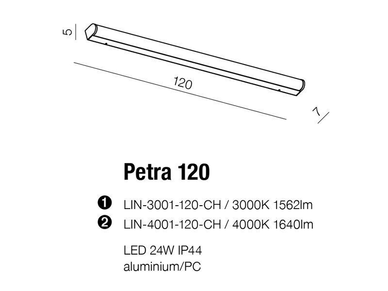 Kylpyhuoneen seinävalaisin Azzardo Petra AZ2087 hinta ja tiedot | Seinävalaisimet | hobbyhall.fi