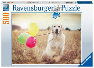 Palapeli Ravensburger Happy Retriever, 500 palaa, 16585 hinta ja tiedot | Palapelit | hobbyhall.fi