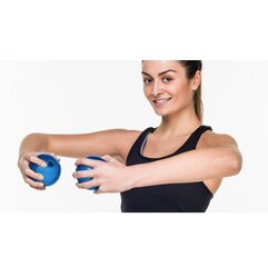 Ergoterapiapallot Pezzi Tonkey Therapyball, 10cm, 2 kpl, sininen hinta ja tiedot | PEZZI Urheilu ja vapaa-aika | hobbyhall.fi