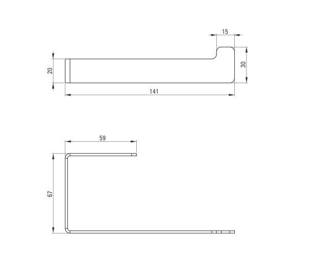 Deante wc-paperiteline Mokko ADM N211, Nero hinta ja tiedot | Kylpyhuoneen sisustus | hobbyhall.fi