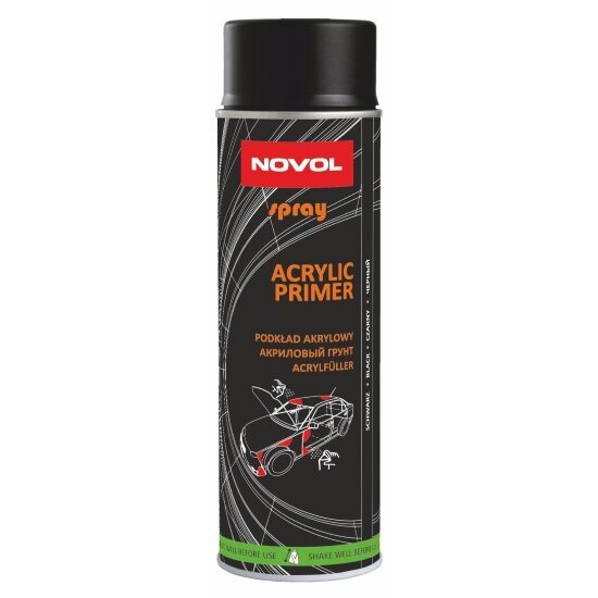 Akryyli pohjamaali musta ACRYLIC PRIMER aerosoli 500ml hinta ja tiedot | Autokemikaalit | hobbyhall.fi