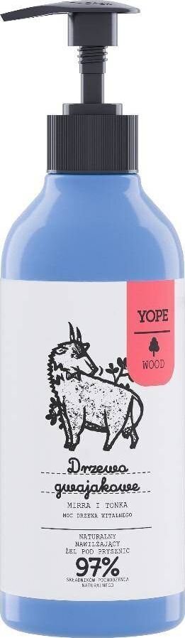 Kosteuttava suihkugeeli guavauutteella Yope Wood, 400 ml hinta ja tiedot | Suihkusaippuat ja suihkugeelit | hobbyhall.fi