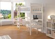 Adrk Furniture Aldo parvisänky, 90x200 cm, valkoinen hinta ja tiedot | Lastensängyt | hobbyhall.fi