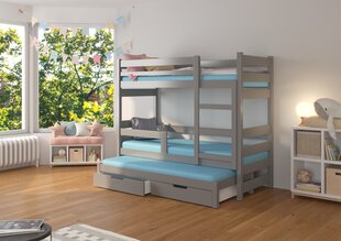 Sänky ADRK Furniture Karlo, harmaa hinta ja tiedot | Lastensängyt | hobbyhall.fi