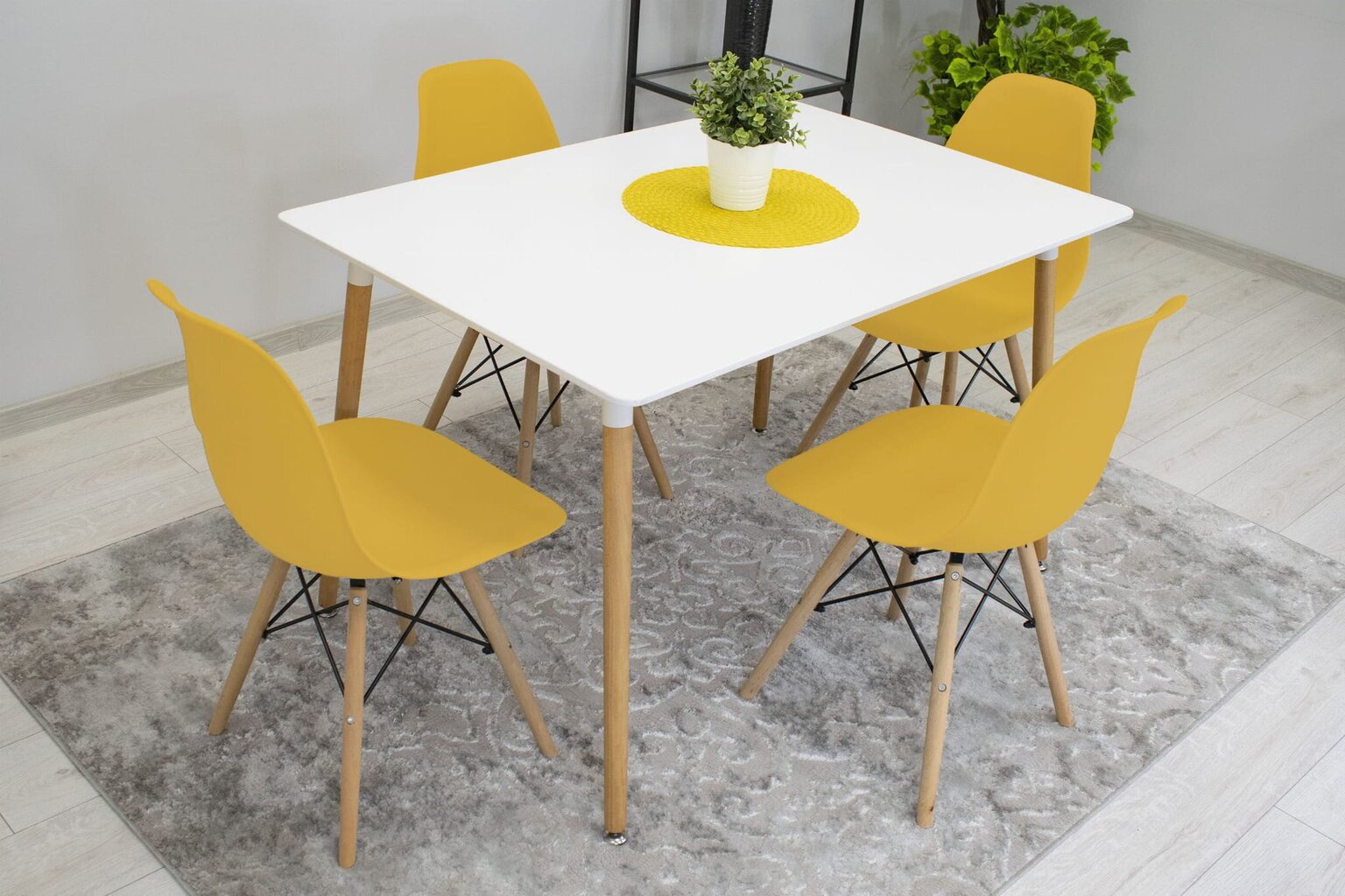 OSA tuoli, keltainen hinta ja tiedot | Ruokapöydän tuolit | hobbyhall.fi