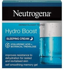 Yövoide kasvonaamio Neutrogena Hydro Boost, 50 ml hinta ja tiedot | Kasvonaamiot ja silmänalusaamiot | hobbyhall.fi