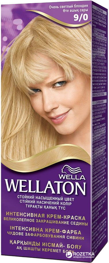 Hiusväri Wella Wellaton 100 g, 9/0 Very Light Blonde hinta ja tiedot | Hiusvärit | hobbyhall.fi