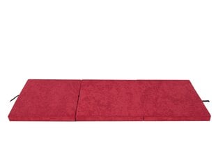 Taitettava patja Hobbygarden Ben L, 180x65 cm, punainen. hinta ja tiedot | Hobbygarden Makuuhuone | hobbyhall.fi