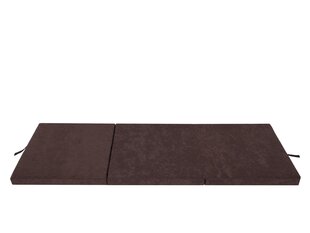 Hobbygarden Ben XL taitettava patja, 195x80 cm, tummanruskea hinta ja tiedot | Hobbygarden Makuuhuone | hobbyhall.fi