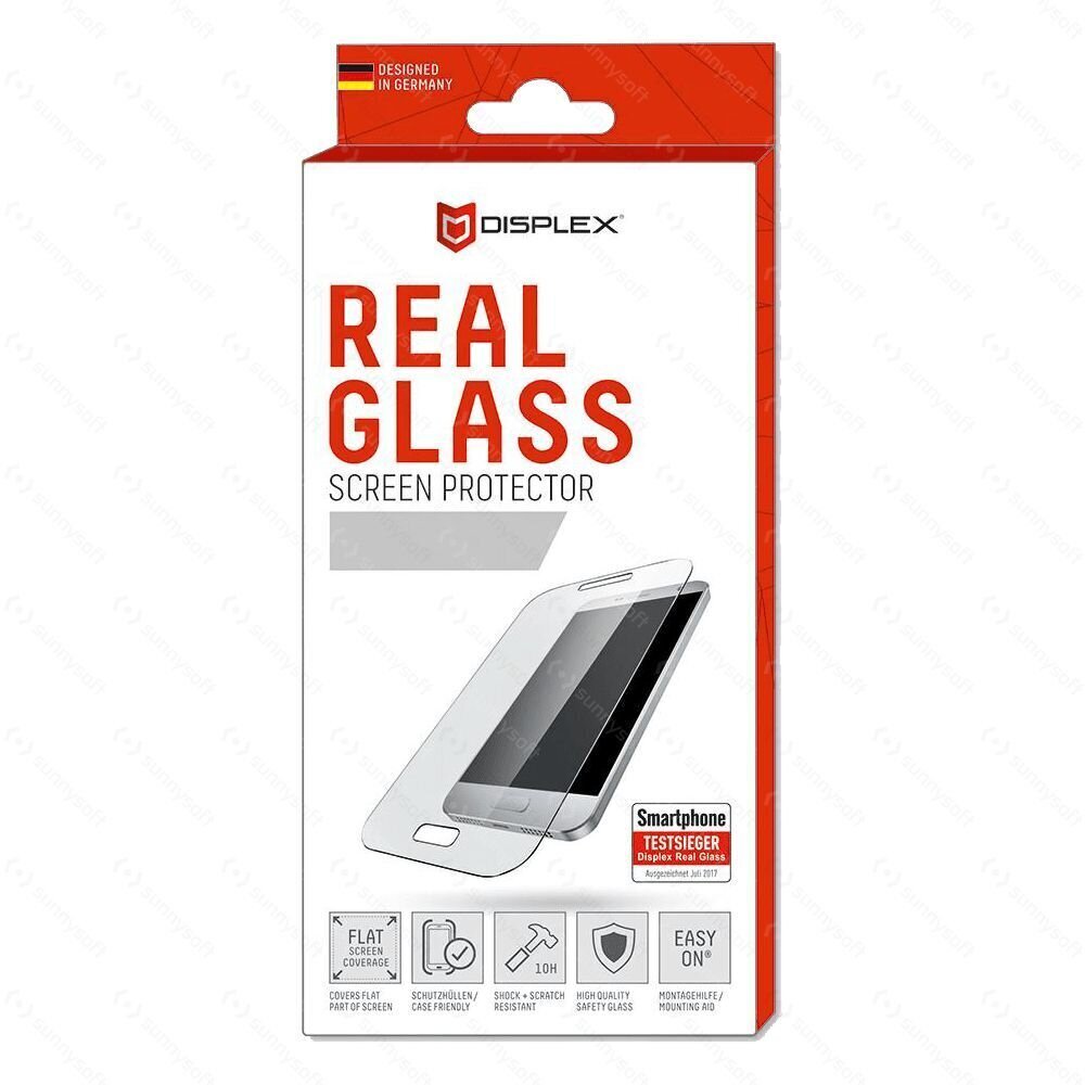 Displex 00837 Real Glass 2D Sony Xperia XZ1 näytönsuojus hinta ja tiedot | Näytönsuojakalvot ja -lasit | hobbyhall.fi