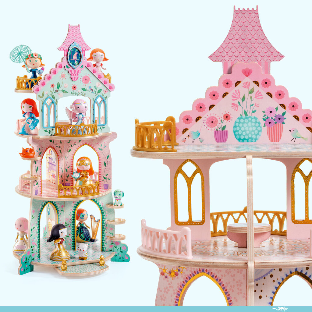 Puinen roolipeli — Prinsessan Torni, DJECO Arty Toys DJ06787 hinta ja tiedot | Tyttöjen lelut | hobbyhall.fi