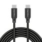 Kaapeli USB-tyyppi C - USB-tyyppi C 100 W 2,5 m Kruger&Matz Basic hinta ja tiedot | Kaapelit ja adapterit | hobbyhall.fi