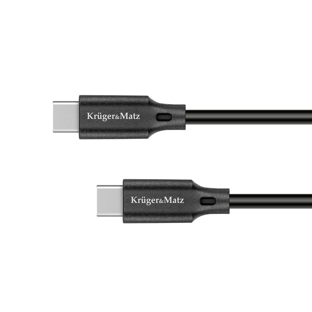 Kaapeli USB-tyyppi C - USB-tyyppi C 100 W 2,5 m Kruger&Matz Basic hinta ja tiedot | Kaapelit ja adapterit | hobbyhall.fi