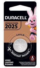 Paristo Duracell Lithium, CR2025, 1 kpl hinta ja tiedot | Paristot | hobbyhall.fi