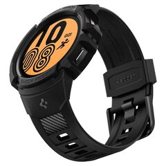 Spigen RUGGED ARMOR "PRO" GALAXY Watch 4/5 (44MM) MUSTA hinta ja tiedot | Älykellojen ja aktiivisuusrannekkeiden lisätarvikkeet | hobbyhall.fi