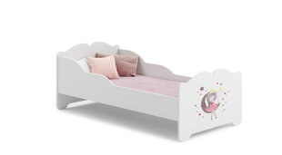 Sänky ADRK Furniture Ximena Sleeping Princess, 140x70 cm, valkoinen hinta ja tiedot | Lastensängyt | hobbyhall.fi