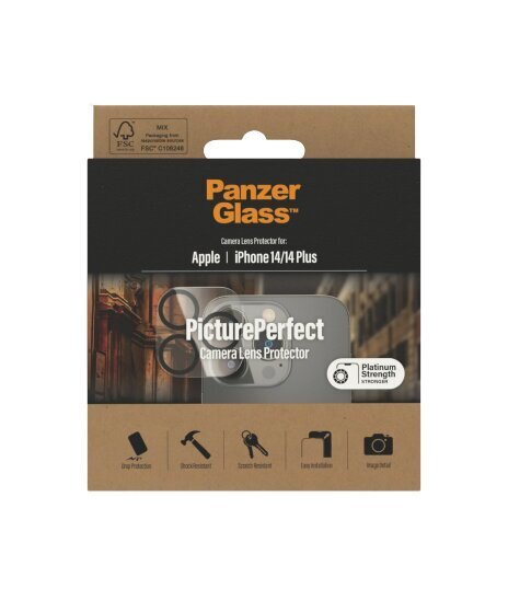 PanzerGlass Kameran suojalasi iPhone 14/14 Plus:lle hinta ja tiedot | Näytönsuojakalvot ja -lasit | hobbyhall.fi