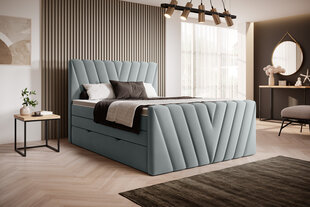 Sänky NORE Candice Savoi 100, 160x200 cm, sininen hinta ja tiedot | Sängyt | hobbyhall.fi