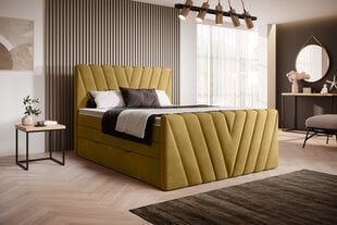 Sänky NORE Candice Loco 45, 180x200 cm, keltainen hinta ja tiedot | Sängyt | hobbyhall.fi