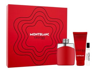Kosmetiikkalahjasetti naisille Mont Blanc Legend Red: hajuvesi 100 ml + hajuvesi 7,5 ml + suihkugeeli 100 ml hinta ja tiedot | Mont Blanc Hajuvedet ja kosmetiikka | hobbyhall.fi