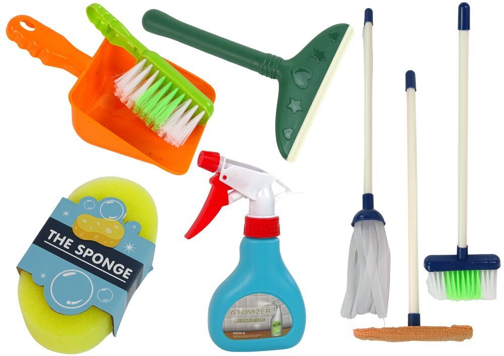 Siivoussetti Cleaning Set, 11 o. hinta ja tiedot | Tyttöjen lelut | hobbyhall.fi