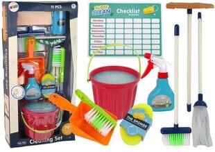 Siivoussetti Cleaning Set, 11 o. hinta ja tiedot | Tyttöjen lelut | hobbyhall.fi