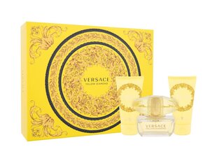 Versace Yellow Diamond Set: Lahjapakkaus hajuvesi 50ml + suihkugeeli, 50ml + vartalovoide, 50ml hinta ja tiedot | Naisten hajuvedet | hobbyhall.fi