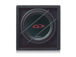 Alpine Subwoofer SBG-1244BR, musta hinta ja tiedot | Alpine Autotuotteet | hobbyhall.fi