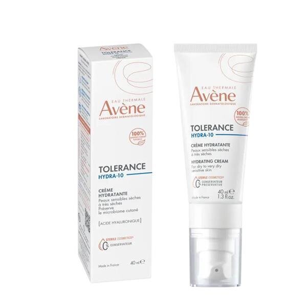 Avène Avene Tolerance Hydra-10 Moisturising Cream 40ml hinta ja tiedot | Kasvovoiteet | hobbyhall.fi