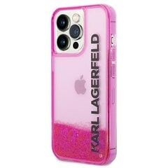 Karl Lagerfeld KLHCP14LLCKVF iPhone 14 Pro Liquid Elong Pink suojakuoret hinta ja tiedot | Puhelimen kuoret ja kotelot | hobbyhall.fi