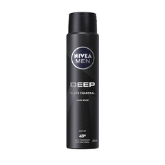 Nivea Men Deep 48H suihkeantiperspirantti, 250ml hinta ja tiedot | Deodorantit | hobbyhall.fi