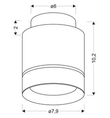 Kattovalaisin Candellux 2275918 hinta ja tiedot | Kattovalaisimet | hobbyhall.fi