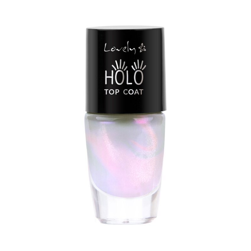 Kynsilakka Lovely Holo Top Coat, 8ml hinta ja tiedot | Kynsilakat ja kynsienhoitotuotteet | hobbyhall.fi