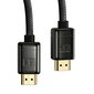 Baseus High Definition Series HDMI 2.1 -kaapeli, 8K 60Hz, 3D, HDR, 48Gbps, 1m (musta) hinta ja tiedot | Kaapelit ja adapterit | hobbyhall.fi