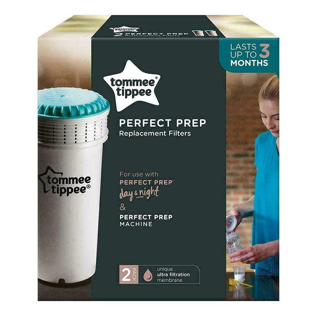 Suodattimet Tommee Tippee Perfect Prep Day&Night, 2 kpl, 423722 hinta ja tiedot | Vauvanruoan valmistusvälineet | hobbyhall.fi