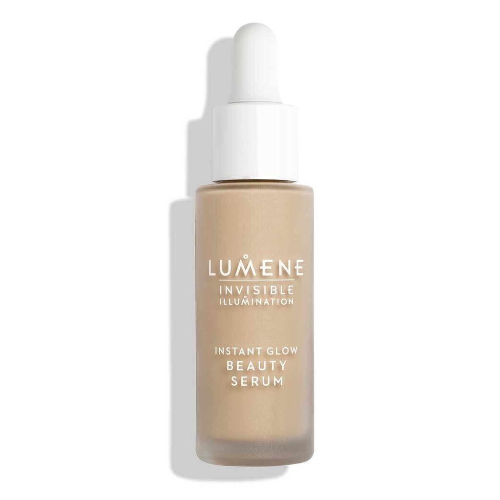 Kasvoseerumi Lumene Invisible Illumination Instant Glow Beauty Universal Medium, 30ml hinta ja tiedot | Kasvoöljyt ja seerumit | hobbyhall.fi