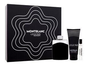 Lahjasetti miehille Mont Blanc Legend: Hajuvesi EDT 100 ml + Hajuvesi EDT 7,5 ml + Suihkugeeli 100 ml hinta ja tiedot | Mont Blanc Hajuvedet ja tuoksut | hobbyhall.fi